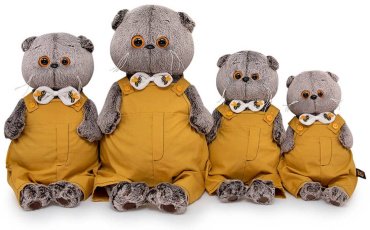 Мягкая игрушка Basik&Co Басик, высота 19 см, серый купить,NaN
