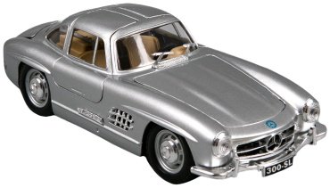 BBurago Mercedes-Benz 300 SL 1954 18-22023 SL, металл, серебристый