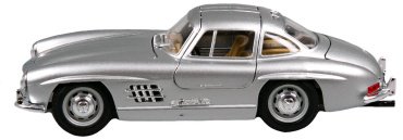 BBurago Mercedes-Benz 300 SL 1954 18-22023 SL, металл, серебристый