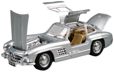 BBurago Mercedes-Benz 300 SL 1954 18-22023 SL, металл, серебристый