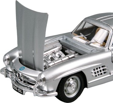 BBurago Mercedes-Benz 300 SL 1954 18-22023 SL, металл, серебристый