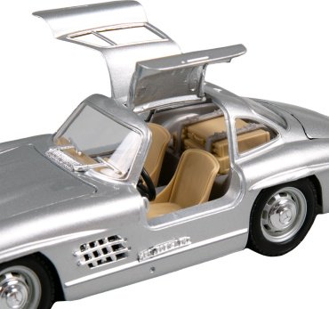 BBurago Mercedes-Benz 300 SL 1954 18-22023 SL, металл, серебристый