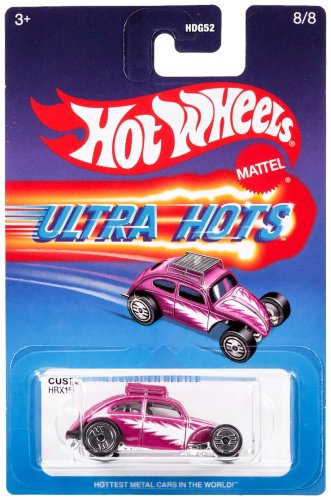 Легковая Hot Wheels Custom Volkswagen Beetle HDG52/HRX15, металл, розовый купить,NaN