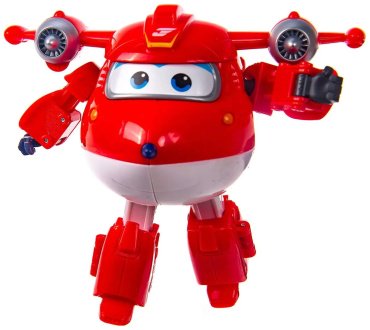 Трансформер Super Wings супер Джетт, высота 12.5 см