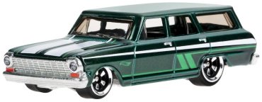 Hot Wheels Chevy Nova Wagon '64 HWR56/1, металл, зеленый