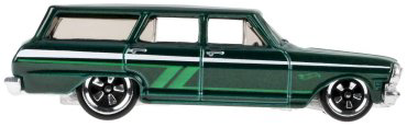 Hot Wheels Chevy Nova Wagon '64 HWR56/1, металл, зеленый купить,NaN