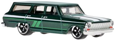 Hot Wheels Chevy Nova Wagon '64 HWR56/1, металл, зеленый
