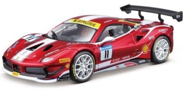 BBurago 18-26308 Ferrari 488 Challenge Racing 1:24
