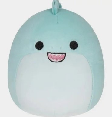 Мягкая игрушка Squishmallows Угорь Essy, высота 19 см, голубой