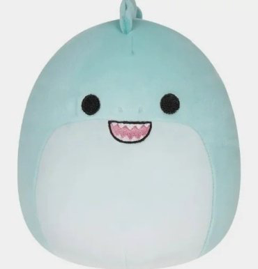 Мягкая игрушка Squishmallows Угорь Essy, высота 19 см, голубой