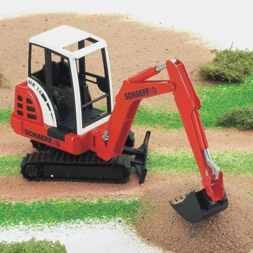 Bruder Schaeff HR16 02432, пластик, черный, красный