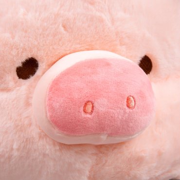 Мягкая игрушка BULU-XIONG Поросенок, высота 45 см, розовый