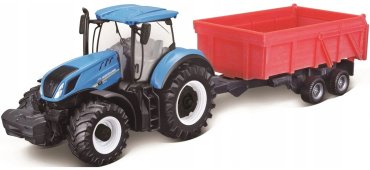 BBurago 18-31658 New Holland T7.315 с прицепом-самосвалом