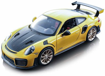 Легковая Маисто 911 GT2 RS, металл, желтый