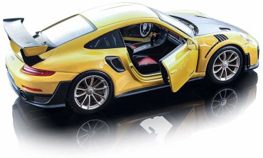 Легковая Маисто 911 GT2 RS, металл, желтый