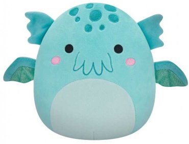 Мягкая игрушка Squishmallows Ктулху Theotto, высота 19 см, голубой