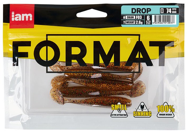 Мягкая приманка FORMAT DR074-F03 6 шт купить,1500