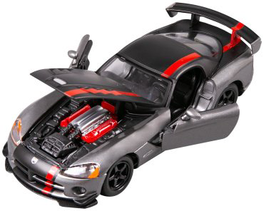 BBurago Dodge Viper SRT 10 ACR (met. grey/flat black) 18-22114 GY, металл, мультиколор купить,NaN
