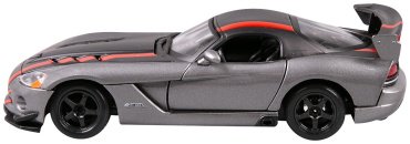 BBurago Dodge Viper SRT 10 ACR (met. grey/flat black) 18-22114 GY, металл, мультиколор