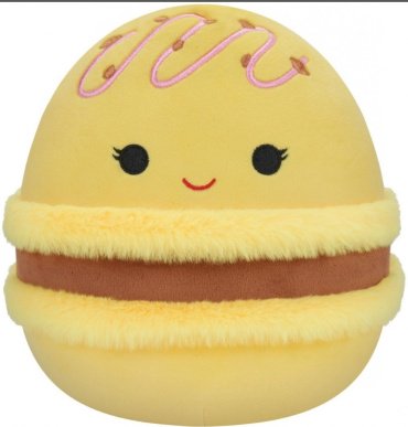 Мягкая игрушка Squishmallows Макаронка SQCR04092, высота 19 см, желтый