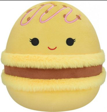 Мягкая игрушка Squishmallows Макаронка SQCR04092, высота 19 см, желтый