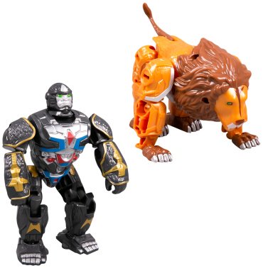 Трансформер Changerobot Deformation Lion + Gorilla, высота 15 см
