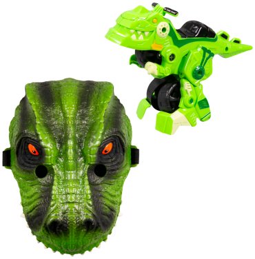 Трансформер Changerobot Dinobot с маской, Tyrannosaurus, высота 10 см