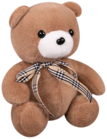 Мягкая игрушка BULU-XIONG Мишка BL-779-30CM-2, высота 30 см, коричневый купить,NaN