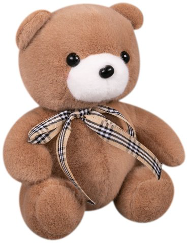 Мягкая игрушка BULU-XIONG Мишка BL-779-30CM-2, высота 30 см, коричневый купить,NaN