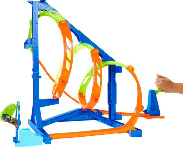 Hot Wheels Кручение в штопоре HMX410, пластик, металл, мультиколор купить,NaN