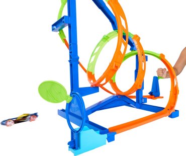 Hot Wheels Кручение в штопоре HMX410, пластик, металл, мультиколор купить,NaN