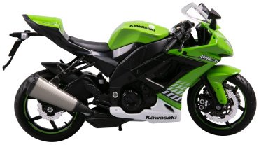 Maisto Kawasaki ZX-10R 31101/16, металл, пластик, зеленый