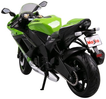 Maisto Kawasaki ZX-10R 31101/16, металл, пластик, зеленый