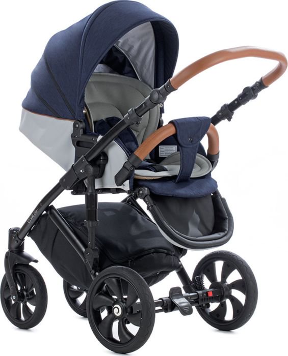 Коляска Tutis Viva Life 2в1 692079 сине-серебристая купить,NaN