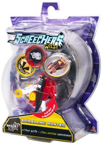 Screechers Wild 39116 Спиралинг Хантер S1 красный