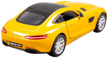 BBurago Mercedes-Benz AMG GT 18-43065, металл, пластик, желтый купить,NaN
