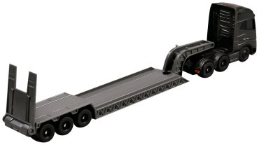 Спецтехника Maisto Трейлер с техникой - Volvo FH16 with Volvo L25H Wheel Loader 11681/3, металл, мультиколор купить,NaN