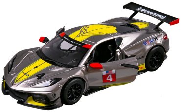BBurago Chevrolet Corvette C8R '20 18-28024, металл, серый