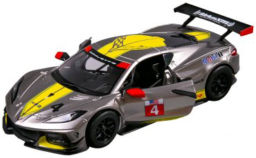 BBurago Chevrolet Corvette C8R '20 18-28024, металл, серый купить,NaN