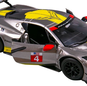BBurago Chevrolet Corvette C8R '20 18-28024, металл, серый