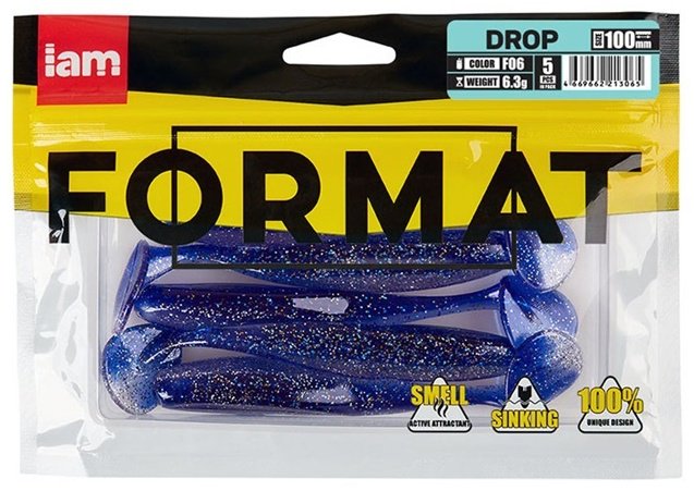 Мягкая приманка IAM DR100-F06 5 шт 100 мм F06 купить,1770