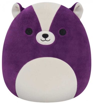 Мягкая игрушка Squishmallows Скунс Sloan, высота 19 см, фиолетовый