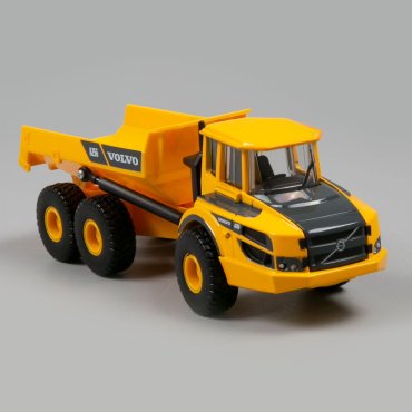 BBurago Volvo A25G, металл, желтый