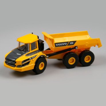 BBurago Volvo A25G, металл, желтый
