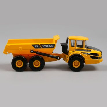 BBurago Volvo A25G, металл, желтый