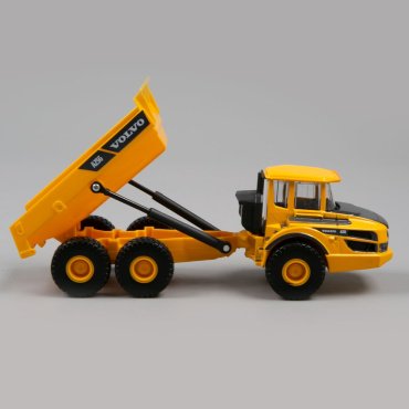 BBurago Volvo A25G, металл, желтый