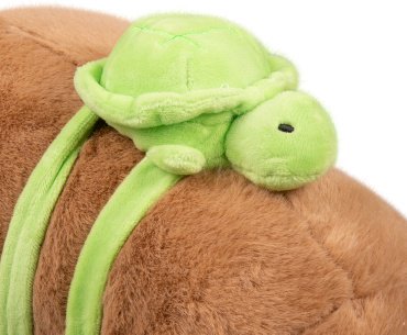 Мягкая игрушка BULU-XIONG дикие животные, высота 25 см, коричневый