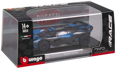 BBurago Bugatti Bolide 18-38306, металл, пластик, белый