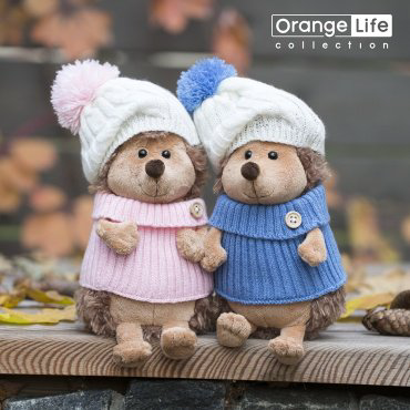 Мягкая игрушка Orange Ежинка Колючка, высота 15 см, коричневый купить,NaN