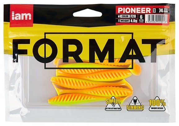 Мягкая приманка IAM PI074-F28 6 шт 74 мм F28 купить,1500